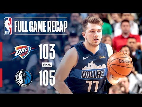 Video: Full Game Recap: Thunder vs Mavericks | Late Run Wins It For Mavs