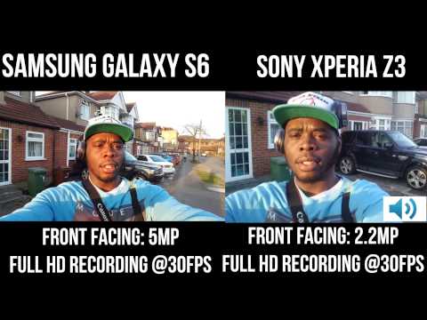 how to on front camera in sony xperia