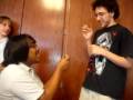 Ben, Katt, & Ant trying to react Hodini's Street Magic (By Shane Dawson) during school. LOL