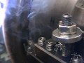 2010-03-13 | flywheel.MP4 ~> Cutting the clutch face and truing a 1930 Bentley Speed Six flywheel. The flywheel is mounted on a mandrel lapped on to the taper. Mandrel ... (<span>1:)