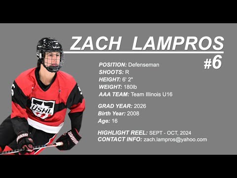 Highlight Video Sept-Oct, 2024 Zach Lampros