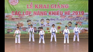 Khai giảng các lớp năng khiếu hè 2019