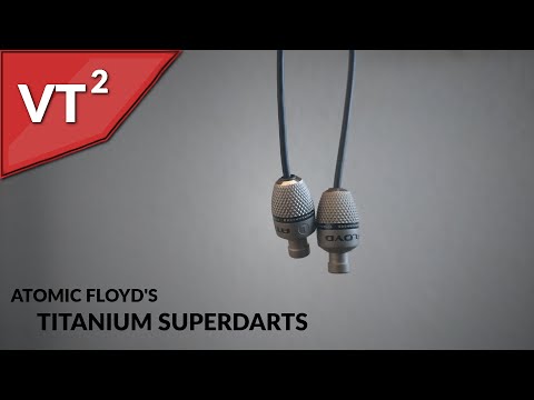 Atomic Floyd SuperDarts Titanium +Remote Noise Isolating Hi-Res In 