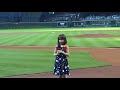 Amazing 6 Year old Sings for Houston Astros Season Game