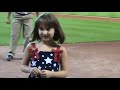 Amazing 6 Year old Sings for Houston Astros Season Game