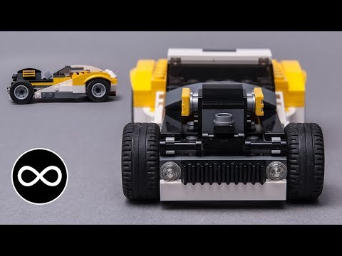 LEGO MOC speed build - Rat rod from Creator 31046 set