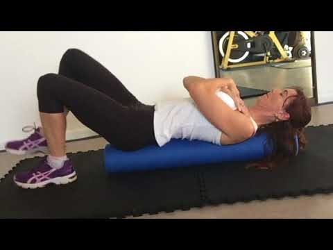 How to… Supine Alternate Leg Lift on Foam Roller