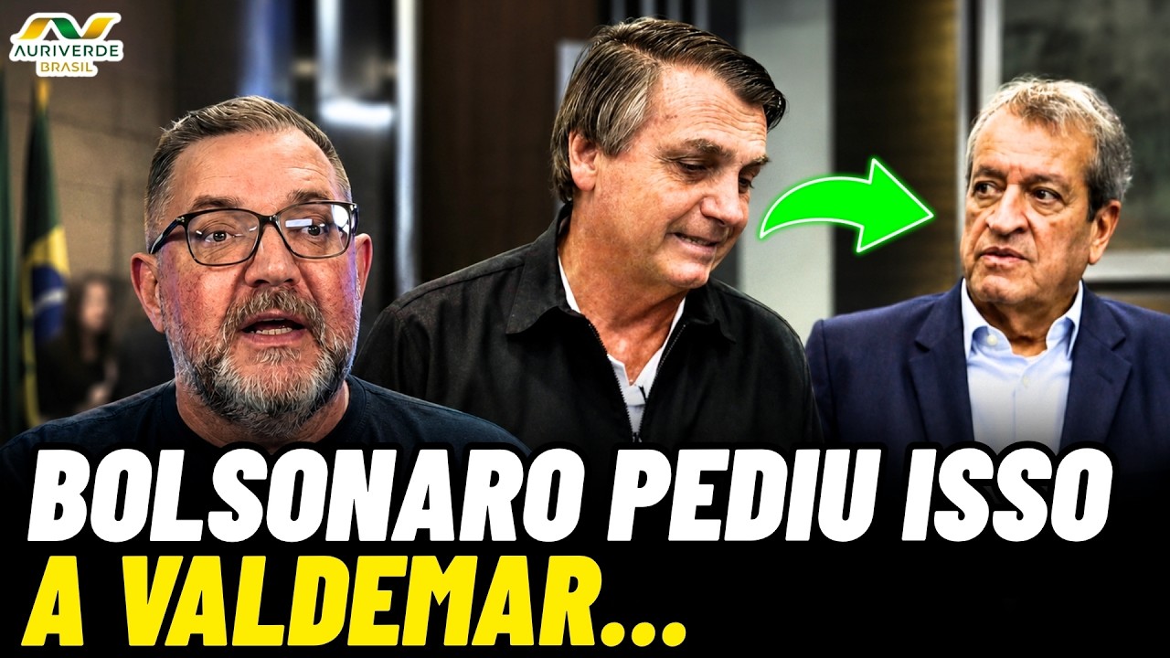 Bolsonaro reage nos bastidores e faz um pedido a Valdemar Costa Neto