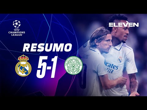 CHAMPIONS LEAGUE | Resumo do jogo: Real Madrid 5-1...