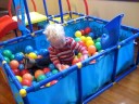 Noah gets a ball pit 1 0f 3