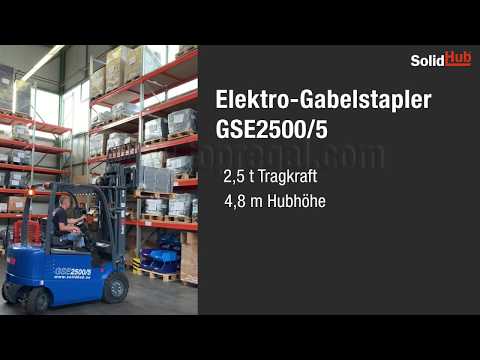 Produktvideo SolidHub Elektro-Gabelstapler GSE2500/5