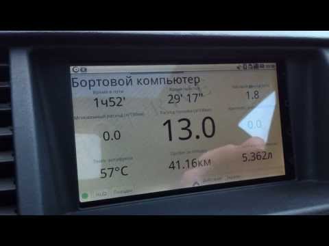 Бортовой компьютер из планшета на андроиде своими руками 66