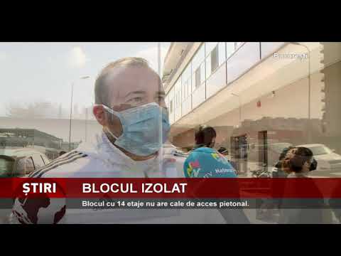 Un bloc cu 14 etaje din București, fără cale de acces pietonal
