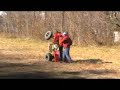 Quad and dirtbikes messing around in the high t\