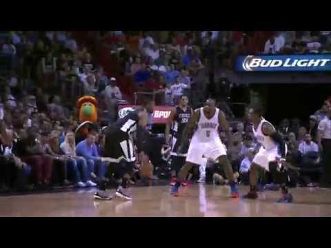 Video: Kevin Durant Leads Balanced Thunder Attack in Miami