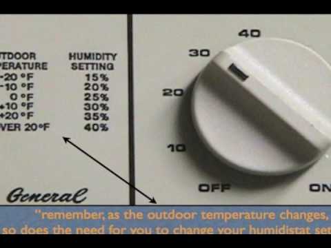 how to adjust humidistat