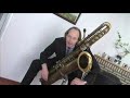 Bass Saxophone versus Bass Saxophone - Martin  &  Conn 