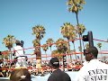 Wrestling ring at Venice Beach California for WWE Wrestling ring at Venice Beach California for WWE