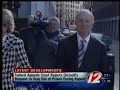 A former hospital official facing corruption charges will be held while his appeal is filed.
