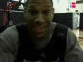 Jamario Moon practice for All-Star Dunk Contest