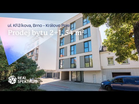 Video Byt 2+1 s vyhrazeným parkováním, 54m², Brno - Královo Pole