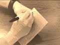 hands and writing: a digital sample