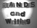 hands and writing: a digital sample