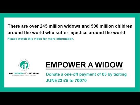 Appeal for Widows 2013 Appeal for Widows 2013