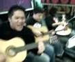Kevin, Ben, Anthony playing guitar
