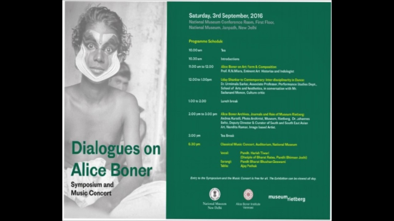 Symposium: 'Dialogues on Alice Boner' (Part II)