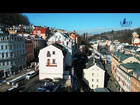 Video Historický bytový dům Jäger / Lovec v centru lázeňské části města Karlovy Vary