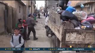 تقرير | سكان مخيم جرش يقومون بإزالة القمامة بأشكال بدائية مضرة بالصحة