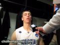 Tyler Hansbrough postgame interview UNC vs Arkansas