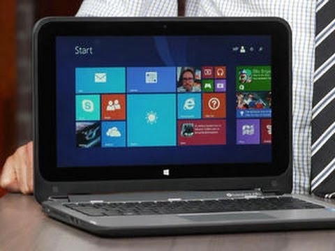 X360 - http://cnet.co/1sICjt8 With an 11-inch screen and low price, the HP x360 competes with Lenovo's own entry level Yoga, but a dim screen holds it back.