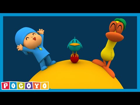 bola - Pocoyo e Pato brincam com sua nova bola. De repente, a bola começa a se mexer sozinha, e nossos amigos têm que persegui-la. Quem terá ficado com a bola? Foi ...