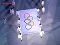 olympic flag-Lighting of the Cauldron-opening ceremony XX Ol