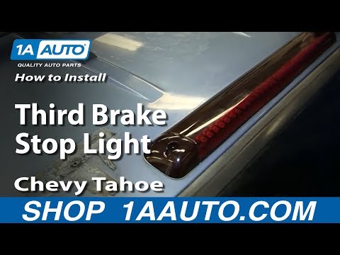 How To Install Replace Third Brake Stop Light 1995-99 Chevy Tahoe and 2000 Z71