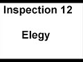 Inspection 12 - Elegy Inspection 12 - Elegy