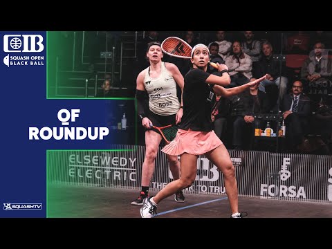 CIB Black Ball Women's Squash Open 2022 - Quarter Final Roundup