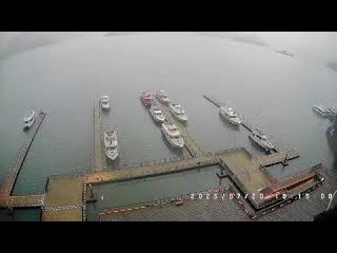 颱風即時影像 - 台灣天氣監視器 65 日月潭碼頭