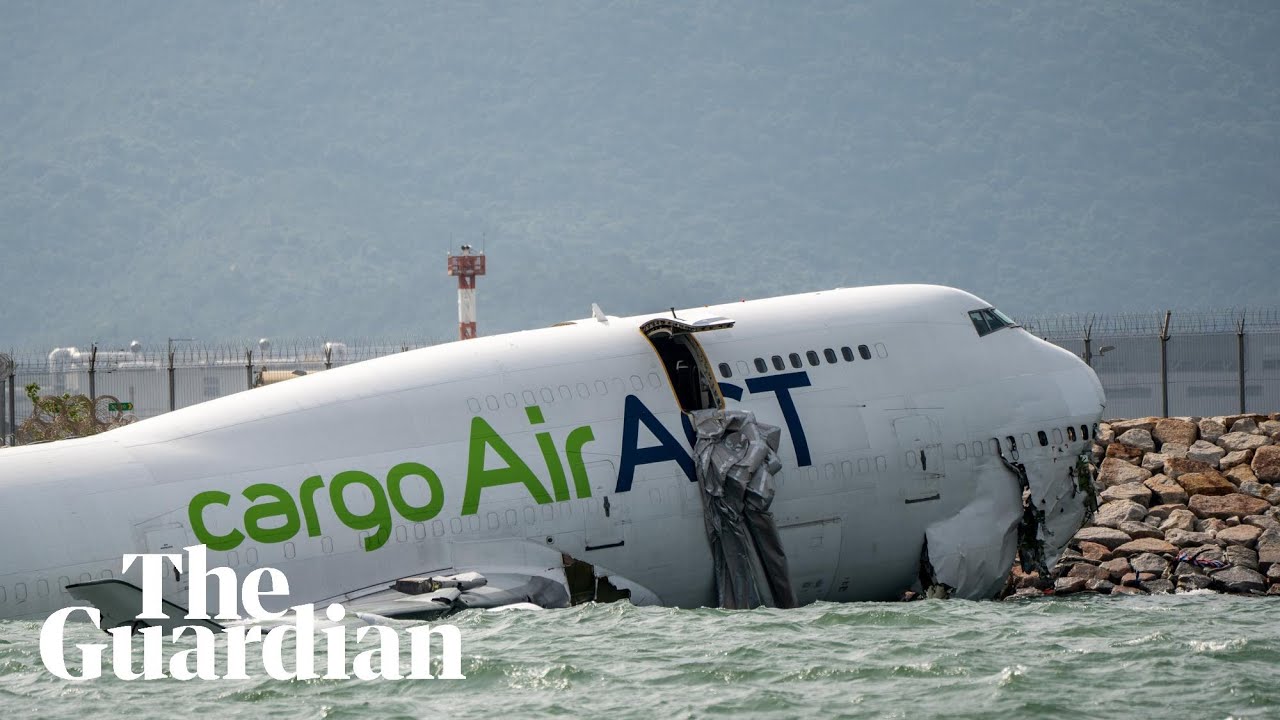 Two people reported killed after cargo plane skids off airport runway