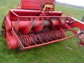 Massey 1200 tractor with taarup forage harvester