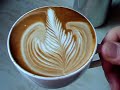 Latte art techniques - 1st style of 3