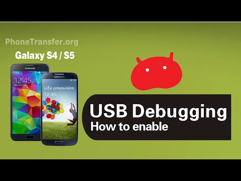 how to enable usb debugging on galaxy w