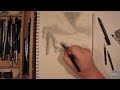 How to Draw - Mountains in the Mist w/ Commentary