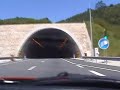Ferrari 355 GTS with capristo through the tunnels