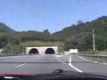 Ferrari 355 GTS with capristo through the tunnels