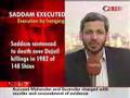 Saddam's Execution (Captured From NDTV-INDIA)