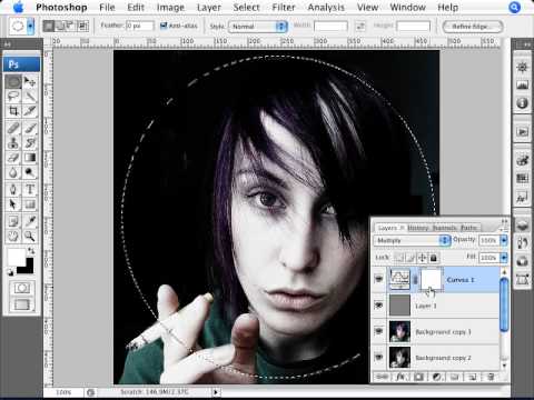Learn Photoshop - how to add contrast to the extreme