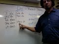 \"Do\" as a helping verb in the present tense.